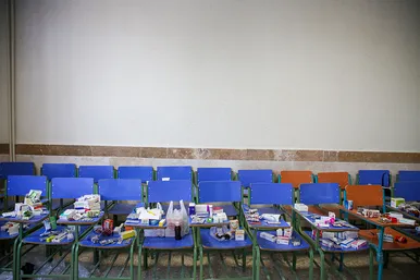 اردوی جهادی سلامت در حاشیه شهر مشهد