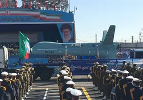 نمایش انبوه پهپاد&zwnj;های ارتش در رژه ۲۹ فروردین ۱۴۰۱؛ رونمایی از پهپاد ابابیل۵