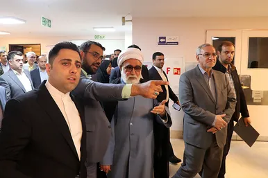 مراسم افتتاح مرکز درمان ناباروری بیمارستان رضوی