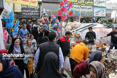حال و هوای بازار گل در آستانه عید نوروز