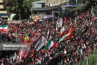 گزارش تصویری | تصاویر هوایی مراسم تشییع پیکر رهبر شهید انقلاب اسلامی