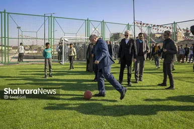 گزارش تصویری | آیین بهره‌برداری از بوستان «یاس نبی» مشهد