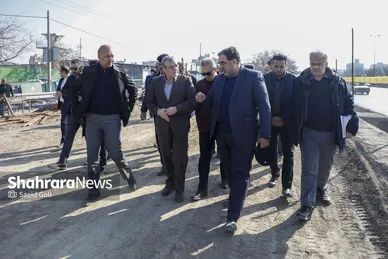 گزارش تصویری | بازدید شهردار مشهد از کارخانه‌های تولید آسفالت و بتن شهید مجیدی و پروژه احداث دوربرگردان غیرهم‌سطح شرقی ابوطالب