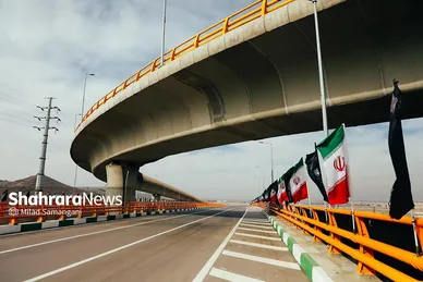آیین بهره‌برداری از تقاطع چهارسطحی آزادگان مشهد