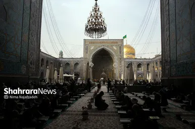 ترتیل خوانی قرآن کریم در مسجد گوهرشاد حرم مطهر رضوی