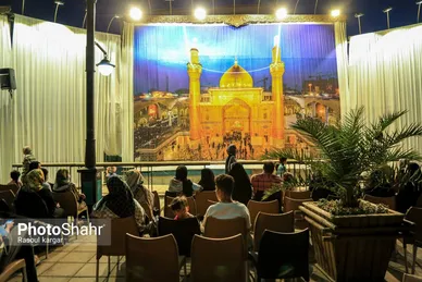 حال و هوای شهر مشهد در شب عید غدیر خم
