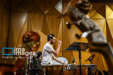 گزارش تصویری | تمرین ارکستر موسیقی ملی ایران