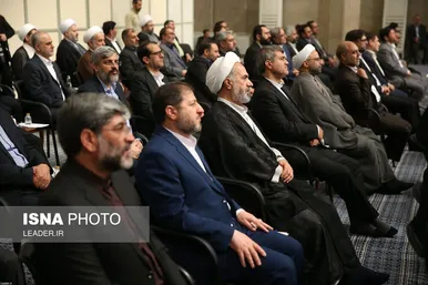 عکس‌هایی از دیدار مسئولان قوه‌قضائیه با رهبر معظم انقلاب (۲ تیرماه ۱۴۰۳)