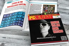 نگاهی به شماره نوامبر نشریه PC Quest | به قرن نظارت خوش آمدید