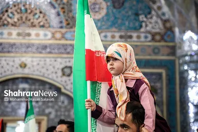 اجتماع مردمی «وعده صادق» در حرم مطهر رضوی