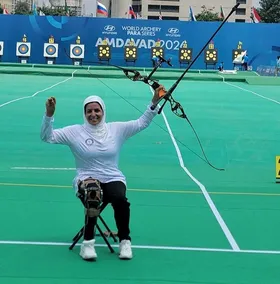 مدال طلای مسابقات جهانی پاراتیروکمان سهم  بانوی ایرانی شد