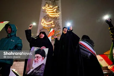 گزارش تصویری | لبیک به ندای رهبر معظم انقلاب بر حضور پرشور مردم در خیابان‌های مشهد