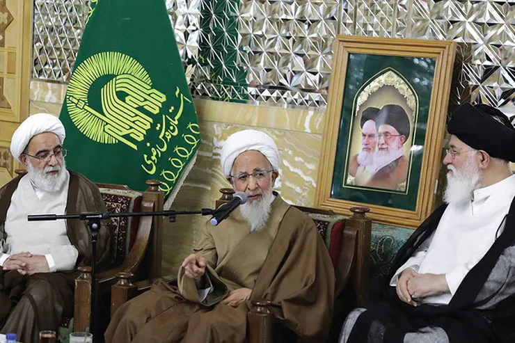 دیدار نماینده، ولی فقیه در استان و تولیت آستان قدس رضوی با علما و مراجع عظام تقلید