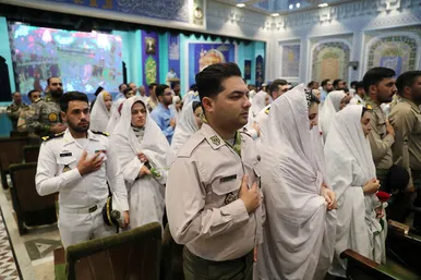 اولین اختتامیه جشنواره زوج های جوان نیروهای مسلح در مشهد
