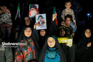 مراسم رونمایی از بزرگترین المان هنری شهری مشهد با عنوان «وطن»