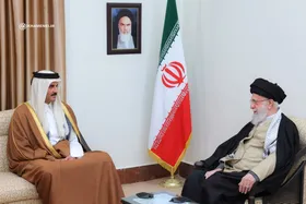 امیر قطر با رهبر انقلاب دیدار کرد (یکم اسفند ۱۴۰۳)