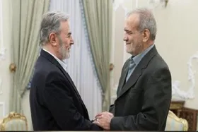 نخاله در دیدار باپزشکیان: ملت فلسطین حمایت ایران را فراموش نمی&zwnj;کند
