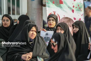 گزارش تصویری | مراسم تشییع پیکر مطهر شهید «مهدی ظریف»، مدافع امنیت در مشهد ۱