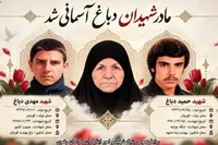 پیکر مادر شهیدان «دباغ» در قوچان تشییع و تدفین شد (۱۹ مهر ۱۴۰۵)