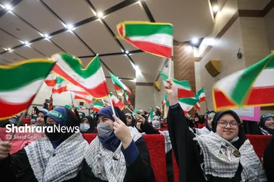مراسم اختتامیه عهد کودکان دبستانی با حاج قاسم سلیمانی
