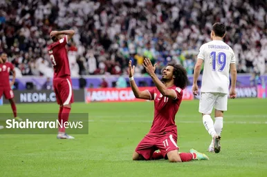 بازی تیم‌های ملی قطر و ازبکستان از لنز دوربین عکاس شهرآرانیوز