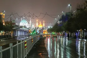 خیابان&zwnj;های خلوت مشهد به وقت ساعت ۲۱ | کاهش چشمگیر تردد