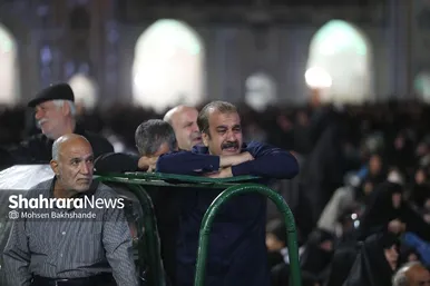 آیین خطبه خوانی شب شهادت امام رضا(ع) در حرم مطهر رضوی