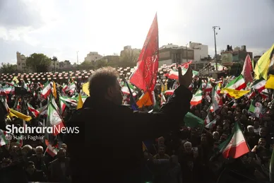 گزارش تصویری | مراسم چهلمین روز شهادت رهبر شهید انقلاب اسلامی در مشهد ۱