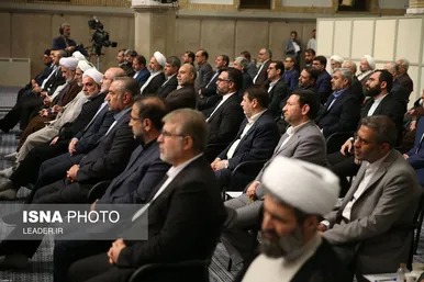 عکس‌هایی از دیدار مسئولان قوه‌قضائیه با رهبر معظم انقلاب (۲ تیرماه ۱۴۰۳)