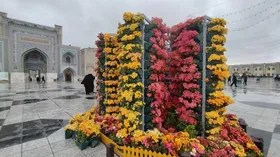 آماده&zwnj;سازی صحن&zwnj;های حرم امام&zwnj;رضا (ع) برای جشن غدیر ۱۴۰۴ + فیلم