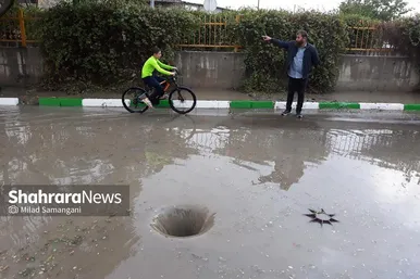 عکس‌هایی از آب گرفتگی محله مشکینی و خیابان امام‌دوست قاسم‌آباد (۲۹ اردیبهشت ۱۴۰۳)