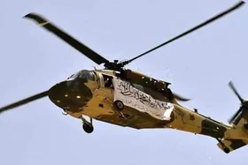 یک هلی کوپتر طالبان در شمال افغانستان سقوط کرد