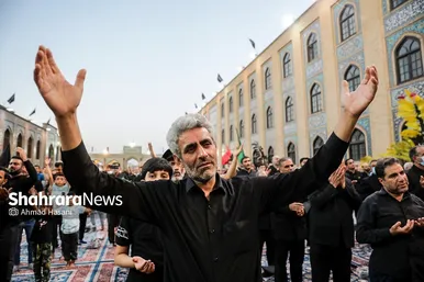 اجتماع عاشورائیان در حرم مطهر رضوی