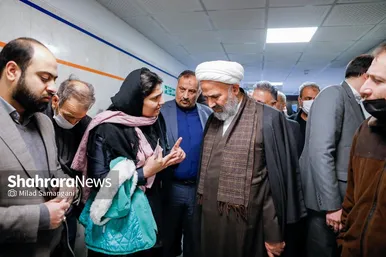 گزارش تصویری | بازدید حجت‌الاسلام نصرالله پژمانفر، رییس کمیسیون اصل نود مجلس، از بیمارستان فارابی مشهد