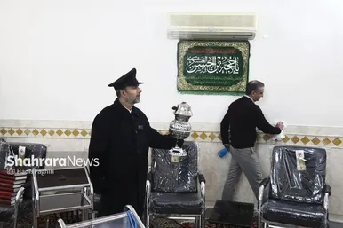 گزارش تصویری | غبارروبی مساجد توسط خادمین حرم مطهر رضوی