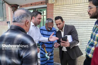گزارش تصویری | بازسازی صحنه قتل در خیابان شهید کریمی مشهد