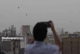 هجوم ریزگرد&zwnj;ها از ترکمنستان به مشهد (۲۵ خرداد ۱۴۰۱)