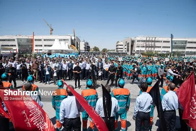 آیین بدرقه کاروان اربعین خدام الحسین(ع)