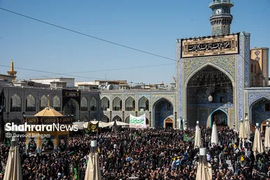 عزادرای شهادت امام رضا (ع) در حرم مطهر رضوی