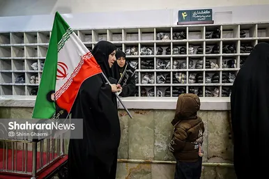 گزارش تصویری | مراسم چهلمین روز شهادت رهبر شهید انقلاب اسلامی در حرم مطهر رضوی