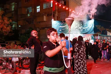 گزارش تصویری | عزاداری شب هشتم محرم در شهرک عرب‌ها ـ مشهد