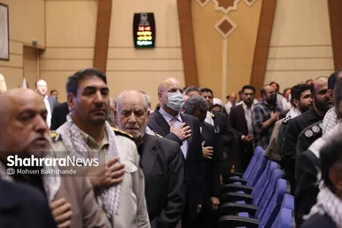 همایش تجلیل از پیشکسوتان دفاع مقدس شهرستان طرقبه شاندیز