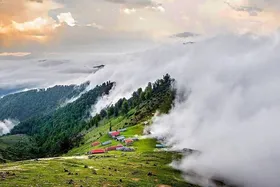ویدئو| نمایی زیبا از ابرکوه در مازندران