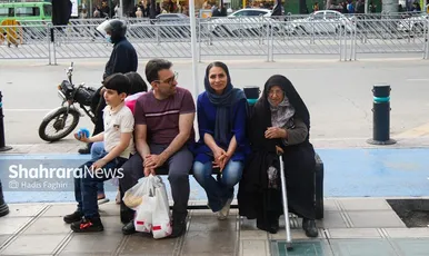 گزارش تصویری | زائران نوروزی در خیابان امام‌رضا(ع) مشهد