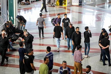 پایانه مسافربری مشهد در روز شهادت امام رضا (ع)
