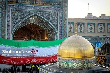 اجتماع همبستگی با جبهه مقاومت فلسطین در صحن قدس حرم مطهر رضوی