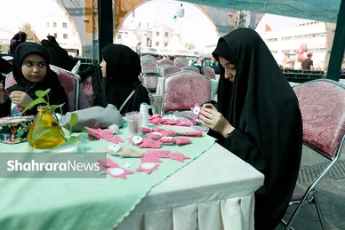 گزارش تصویری | موکب های خدمت رسان به زائران در روزهای پایان ماه صفر در عرصه میدان شهدا مشهد