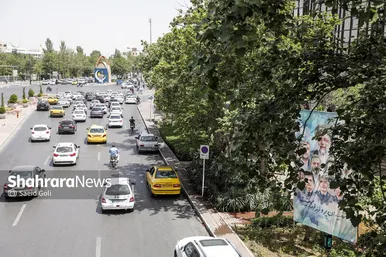 گزارش تصویری | فضاسازی شهری به مناسبت اولین سالگرد شهدای خدمت در مشهد