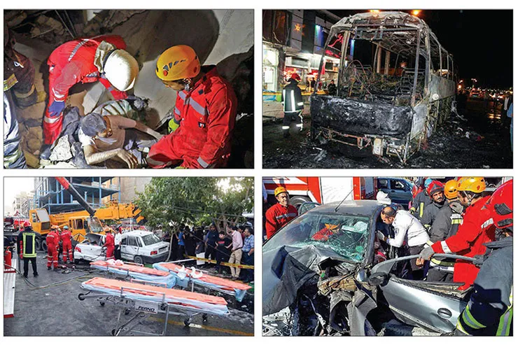 سهم هر آتش نشان مشهدی ۲۶ حادثه