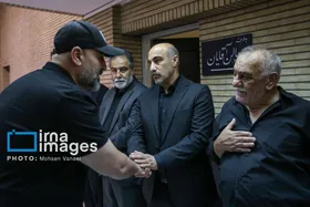 عکس&zwnj;هایی از مراسم ترحیم شهید &laquo;علیرضا تنابنده&raquo; برادرزاده محسن تنابنده